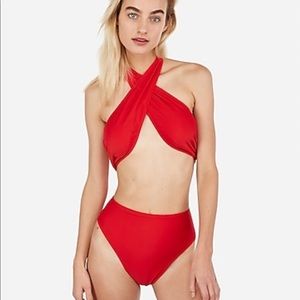 Express red swimsuit